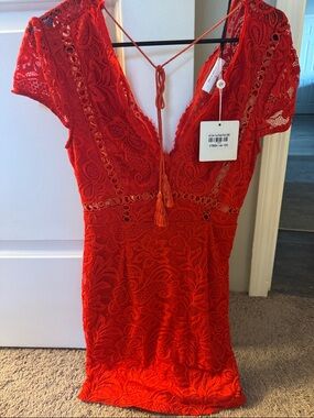 Hello Molly All Over You Dress Red